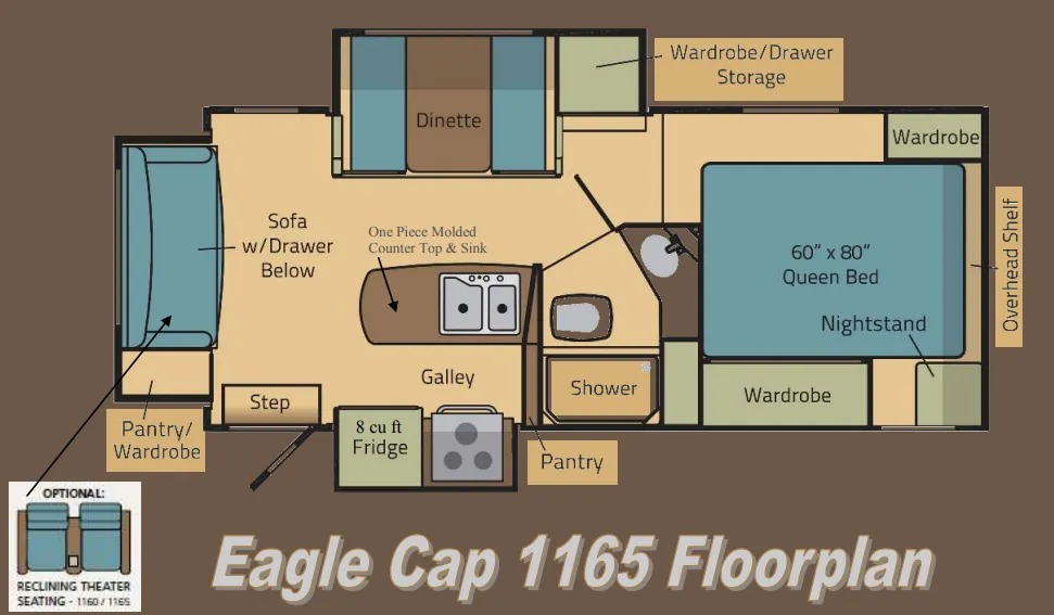 Adventurer Eagle Cap 1165 floor plan