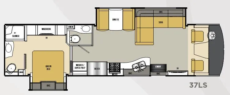 Coachmen Encounter 37LS floor plan