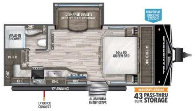Grand Design Transcend Xplor 200MK floor plan