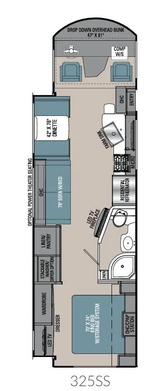Coachmen Encore 325SS floor plan