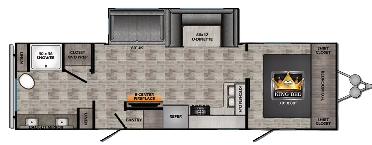 CrossRoads Volante 29RB floor plan