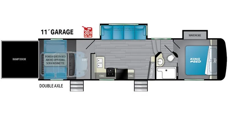 2021 Heartland Fuel 323 - Floor plan