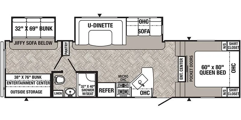 2016 Palomino Puma 295BHSS - Floor plan
