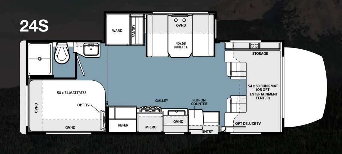 Forest River Solera 24S floor plan