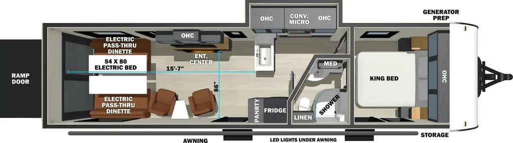 2026 Forest River Stealth 2900 floor plan
