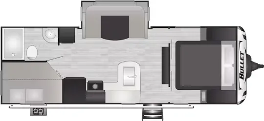 Keystone Bullet Premium 243BHSWE floor plan