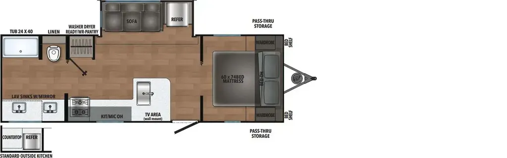 2026 Shasta Shasta I-5 526RBS floor plan