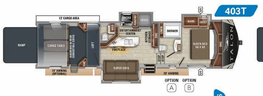 Jayco Talon 403T floor plan