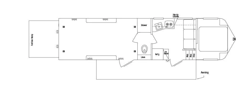 Sundowner Pro-Grade 2086 GM floor plan