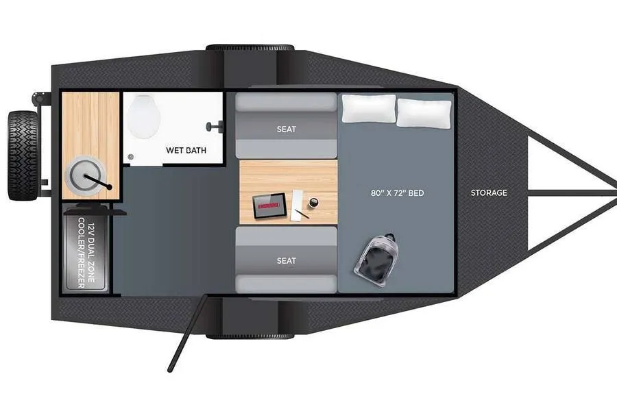 Lance Enduro 1200 EK floor plan