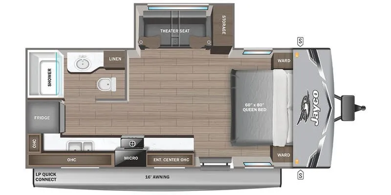 2027 Jayco Jay Flight SLX 200MKS - Floor plan