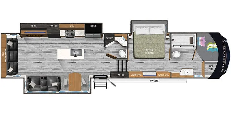 Heartland Bighorn BH 3970 FB floor plan