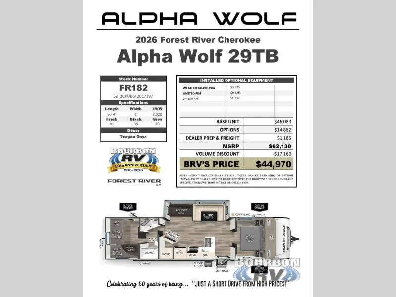 2026 Forest River Cherokee Alpha Wolf 29TB - Photo 3