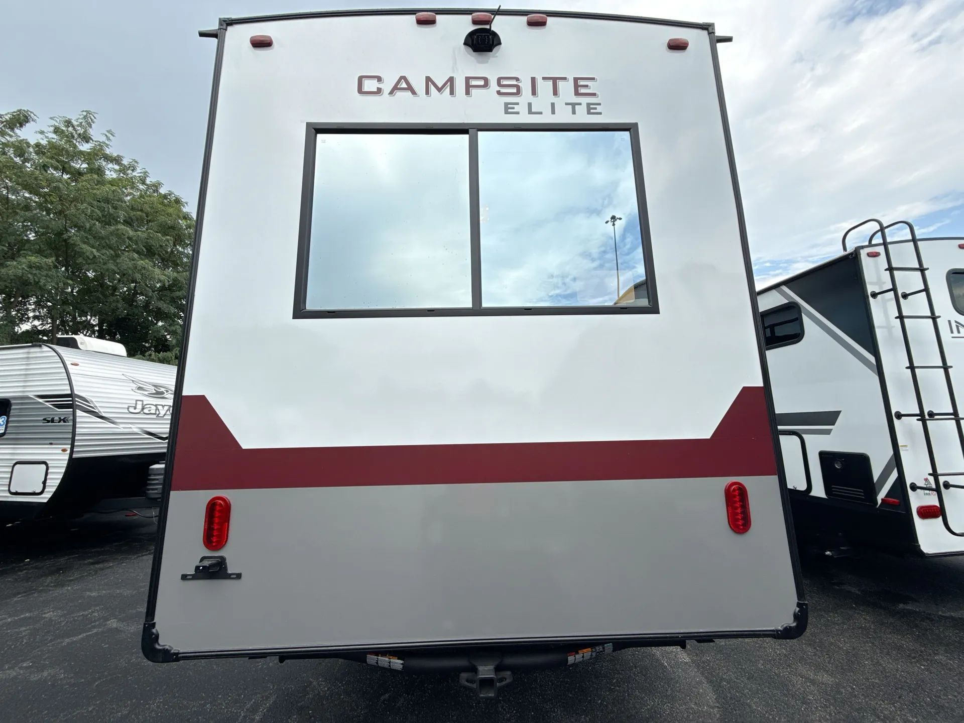 2027 Forest River Campsite Elite 36RF — backside
