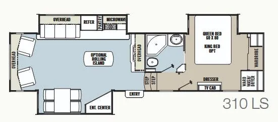 Coachmen Brookstone 310 LS floor plan
