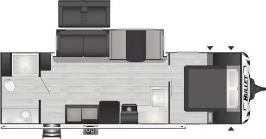 Keystone Bullet Premium 261RBSWE floor plan