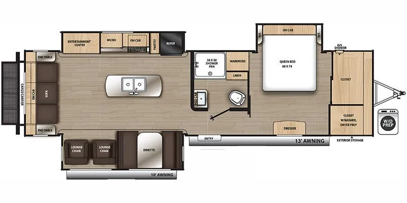 2023 Coachmen Catalina Legacy Edition 313RLTS - Floor plan
