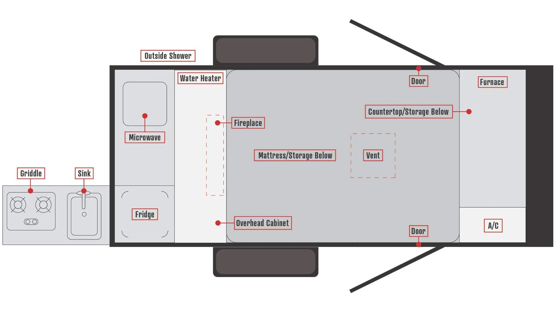 Bontrager Outdoors Radical 12RAD floor plan