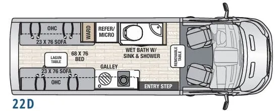 Coachmen Beyond 22D floor plan