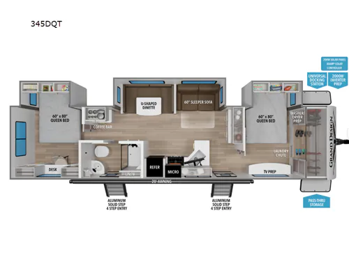 2027 Grand Design Transcend 345DQT - Photo 3