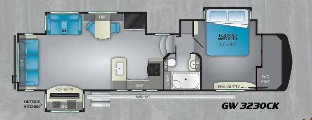 Heartland Gateway 3230 CK floor plan