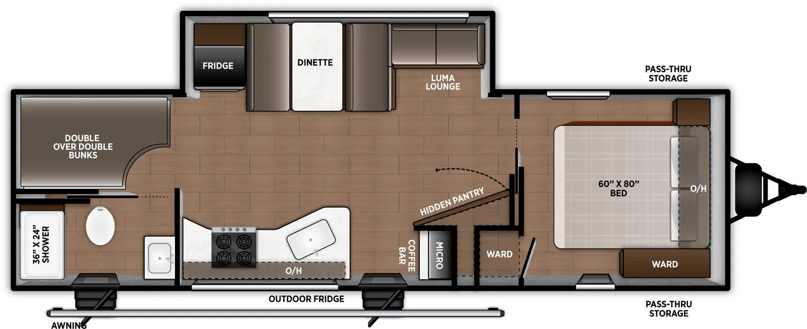 Forest River Airelume 265 floor plan
