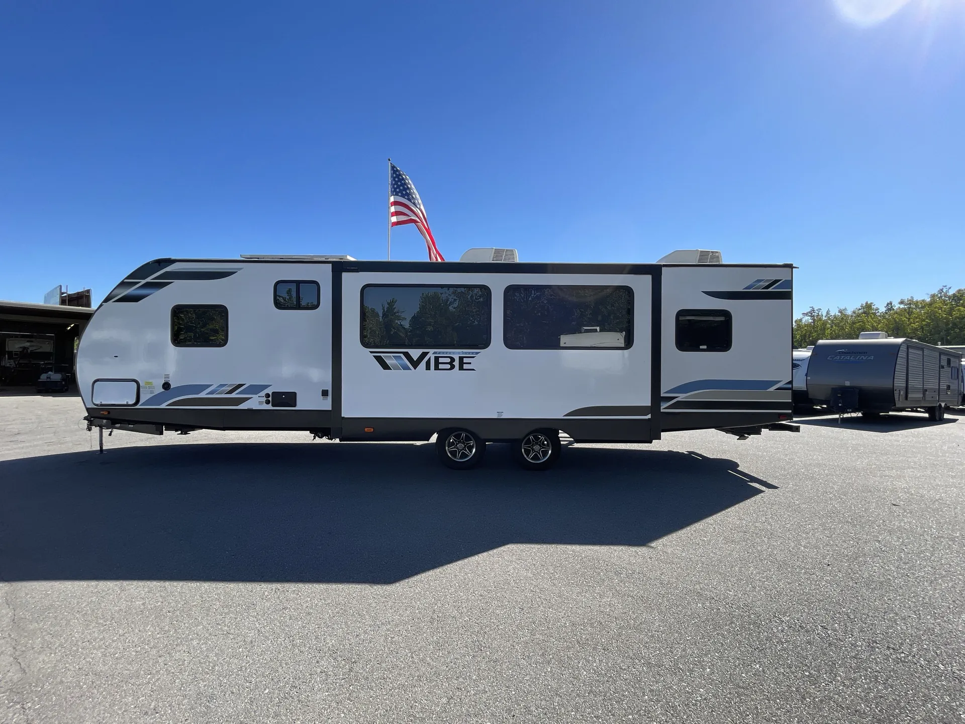 2022 Forest River Vibe 28BH — campside