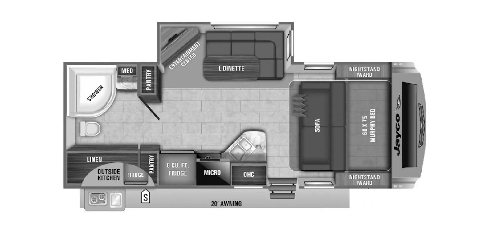 2019 Jayco White Hawk 23MRB - Photo 3