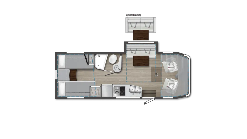 2024 Winnebago View 24V floor plan