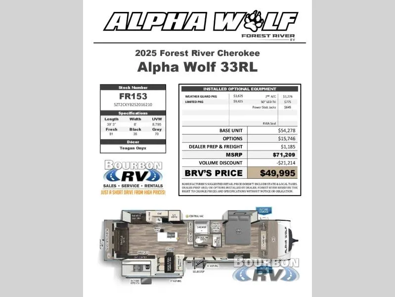 2025 Forest River Cherokee Alpha Wolf 33RL - Photo 3