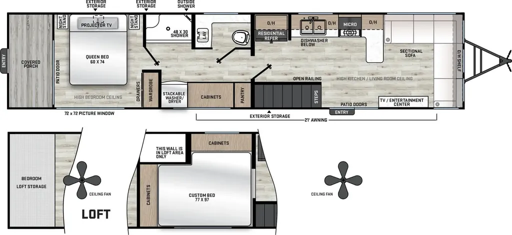 2026 Coachmen Catalina Destination Series 35FME floor plan