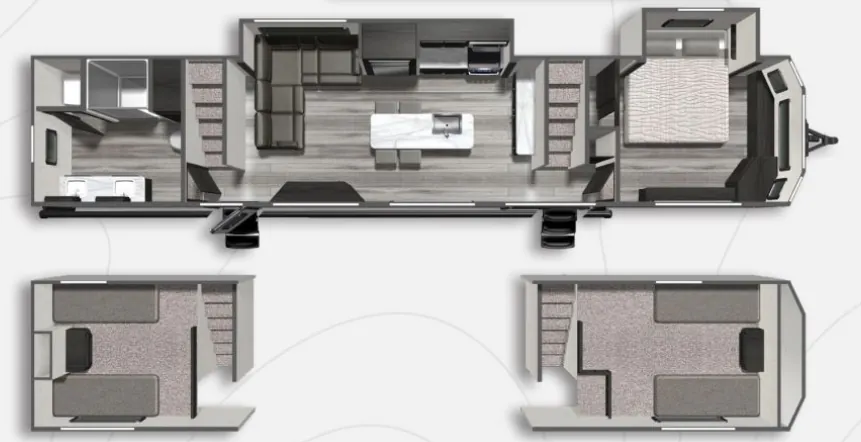 Dutchmen Aspen Trail 421LOFT floor plan