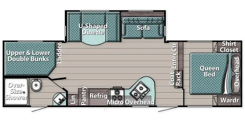 Gulf Stream Innsbruck 278DDS floor plan