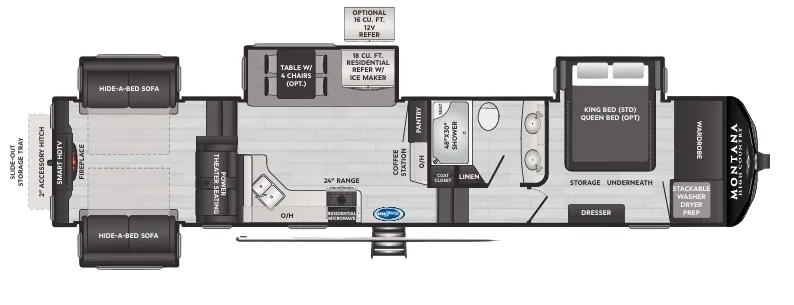 Keystone Montana High Country 373RD floor plan