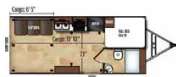 Forest River Work and Play LE 19WLE floor plan