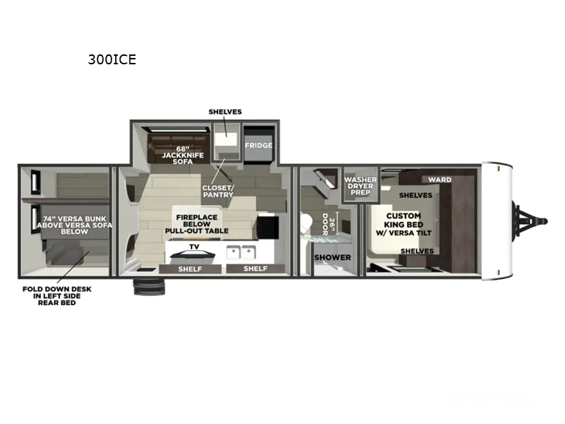 2026 Forest River Wildwood 300ICE - Photo 3