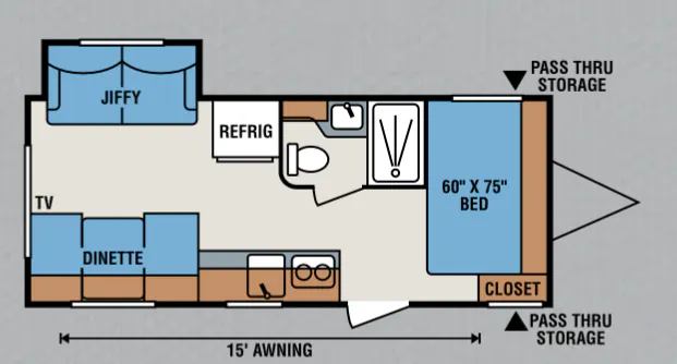 K-Z Spree Escape E204S floor plan