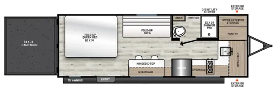 Coachmen Catalina Trail Blazer 18TH floor plan