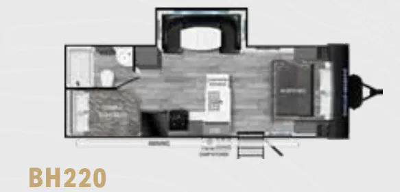 Heartland Pioneer BH220 floor plan