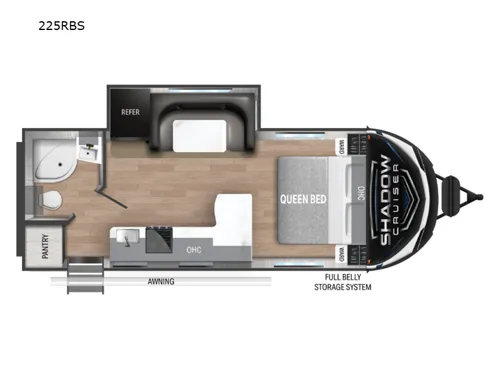 Cruiser RV Shadow Cruiser 225RBS floor plan