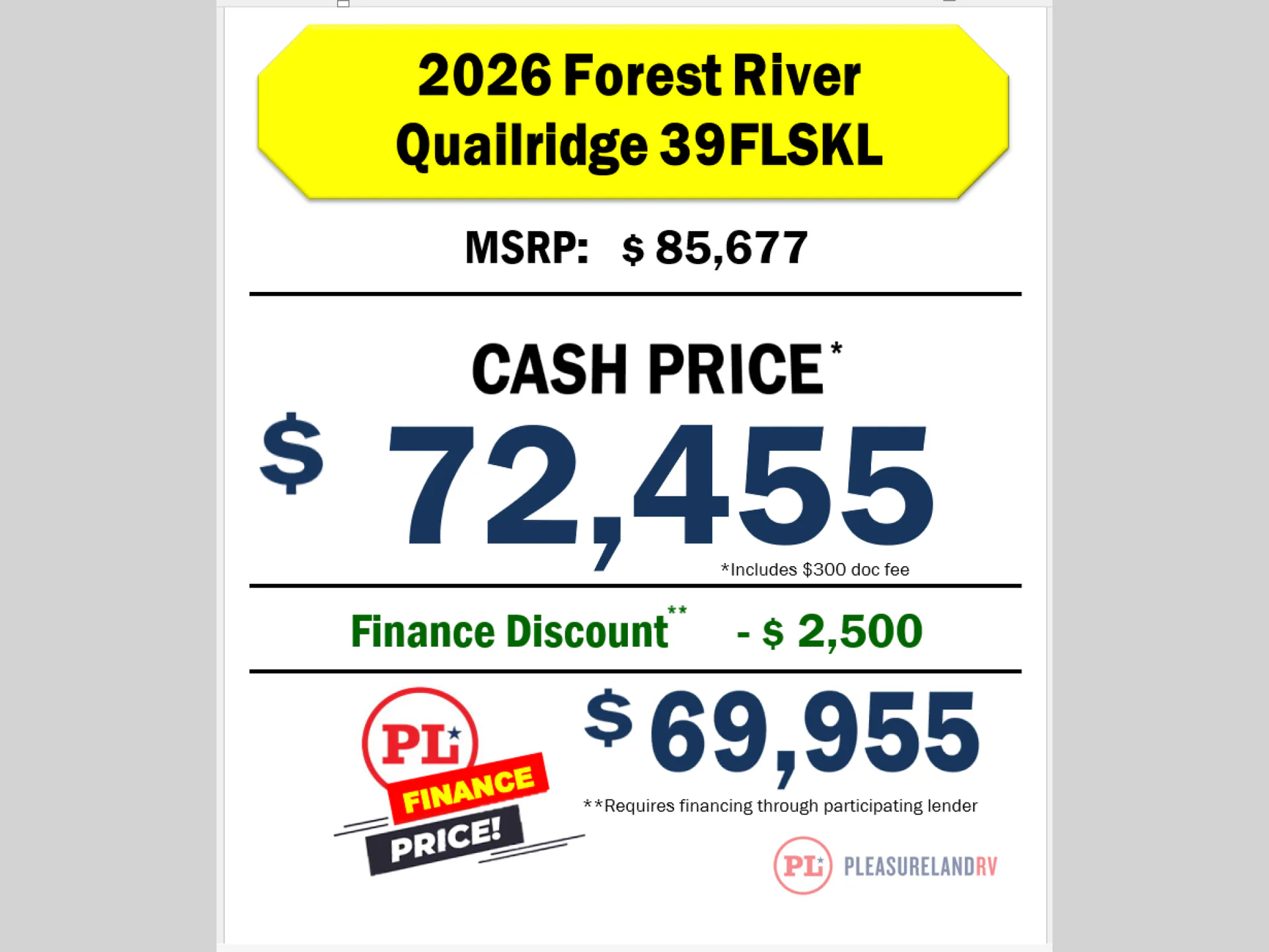 2026 Forest River Quailridge 39FLSKL - Photo 3