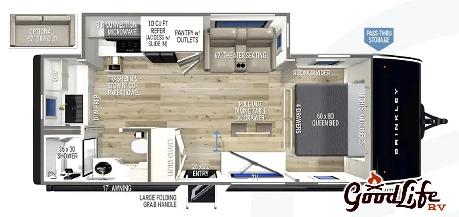 2026 Brinkley Model I 23X - Floor plan