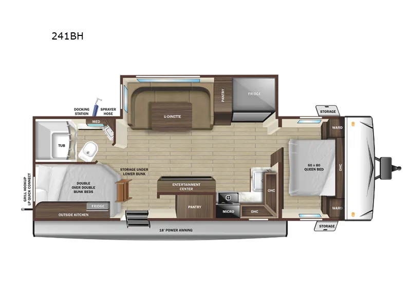 2026 Jayco Starcraft 241BH floor plan