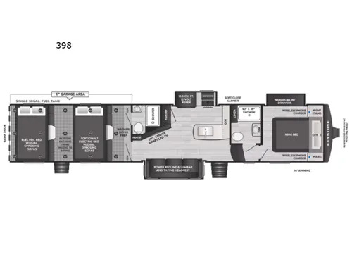 2026 Keystone Carbon 398 - Photo 3