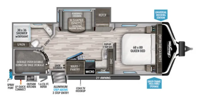 Grand Design Imagine 2400BH floor plan