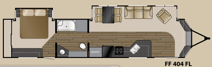 Heartland Fairfield 404 FL floor plan