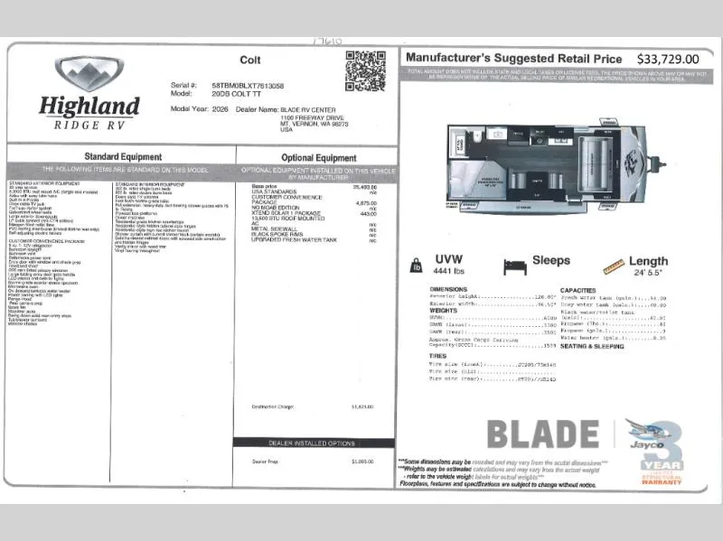 2026 Open Range RV Open Range Colt 20DB - Photo 4
