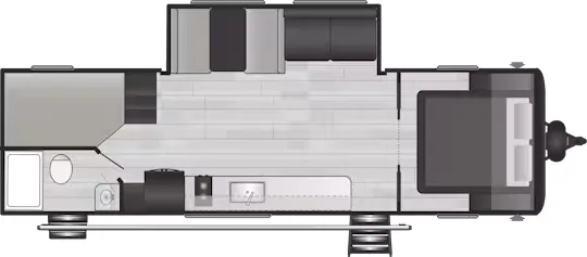 Keystone Coleman Light 26BX floor plan