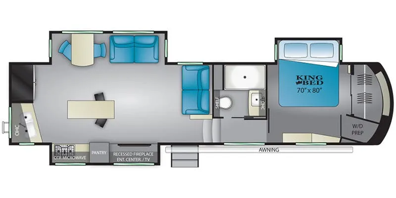 Heartland Bighorn BH 3120 RK floor plan