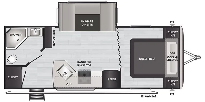 2016 Keystone Springdale 212RBWE - Floor plan